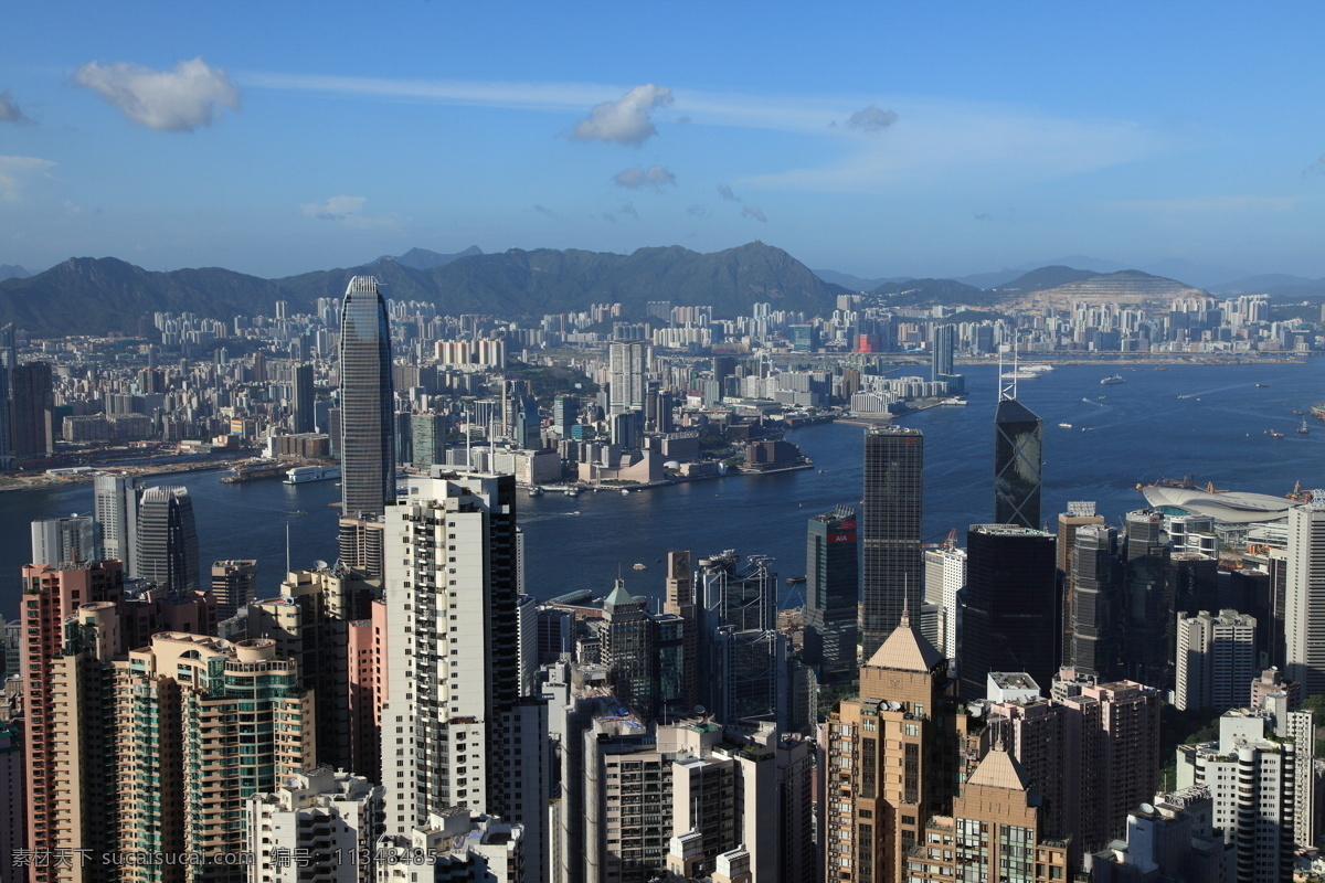 香港 维多利亚港 高楼 中银大厦 都市 繁华 香港专题 国内旅游 旅游摄影
