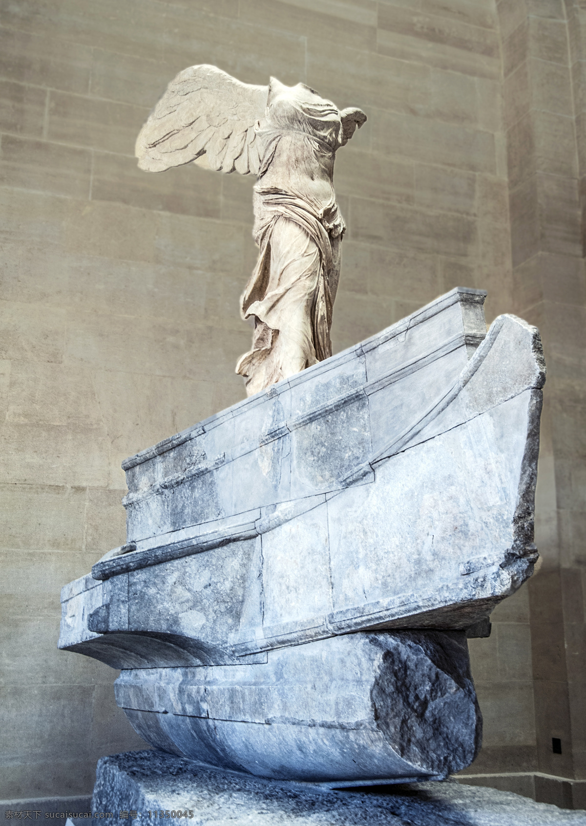 法国 巴黎 罗孚宫藏品 萨莫色雷斯 胜利女神 古希腊 公元前 190年 罗浮宮专辑 旅游摄影 国外旅游