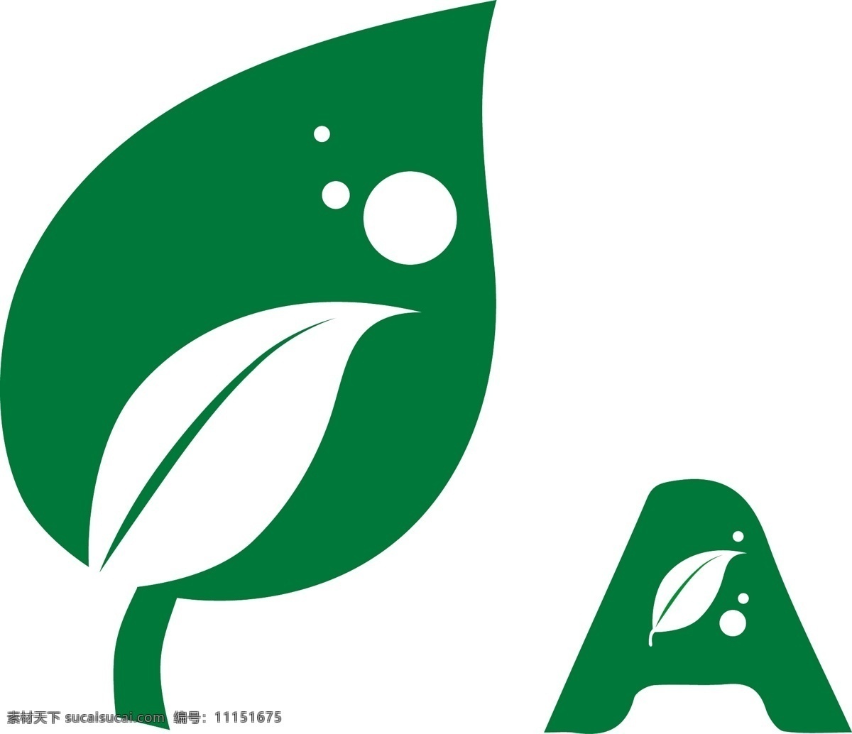 绿色 叶子 logo 矢量 vi 版式 标志 标准 插画 抽象 创意 模板下载 绿色logo 环保 树叶 植物 生态 fj