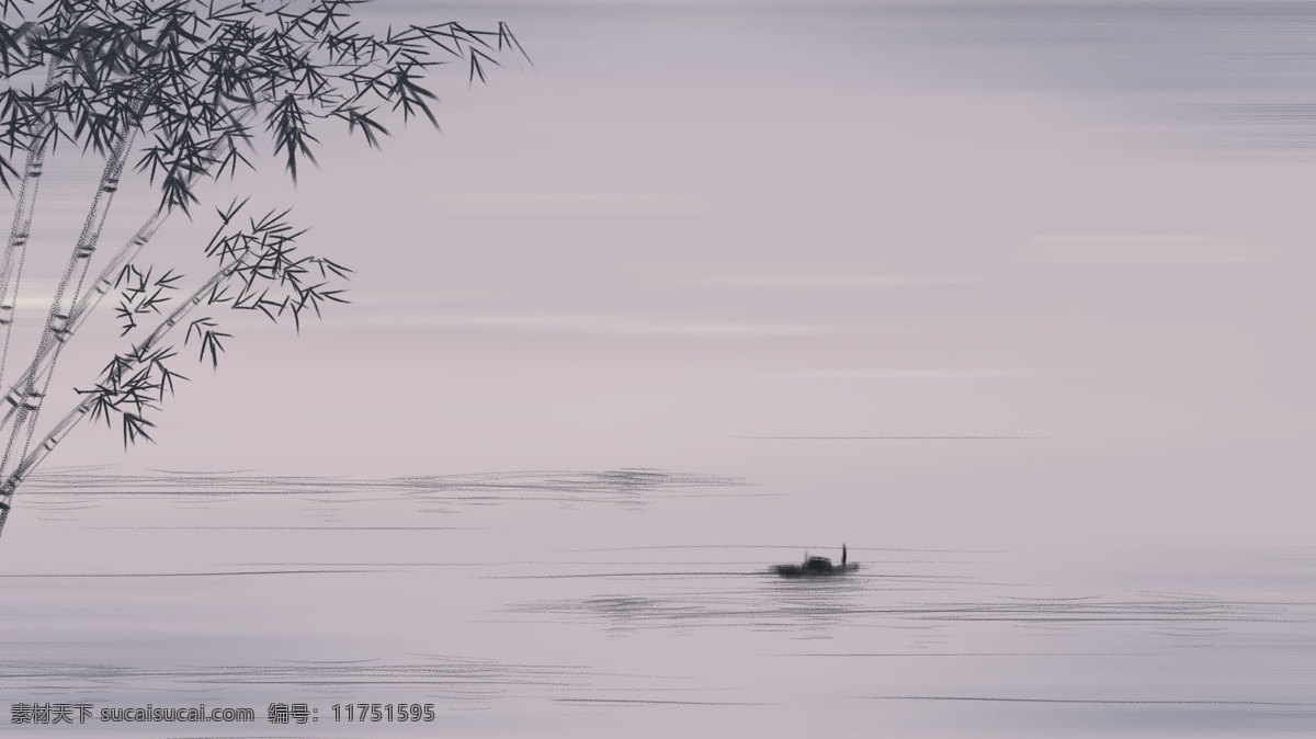 秋季 湖面 竹林 大气 背景 竹子 大海 秋天 秋季背景 海面 秋分素材 二十四节气 丰收季 秋分背景 秋季背景展板 psdbanner 秋季背景设计