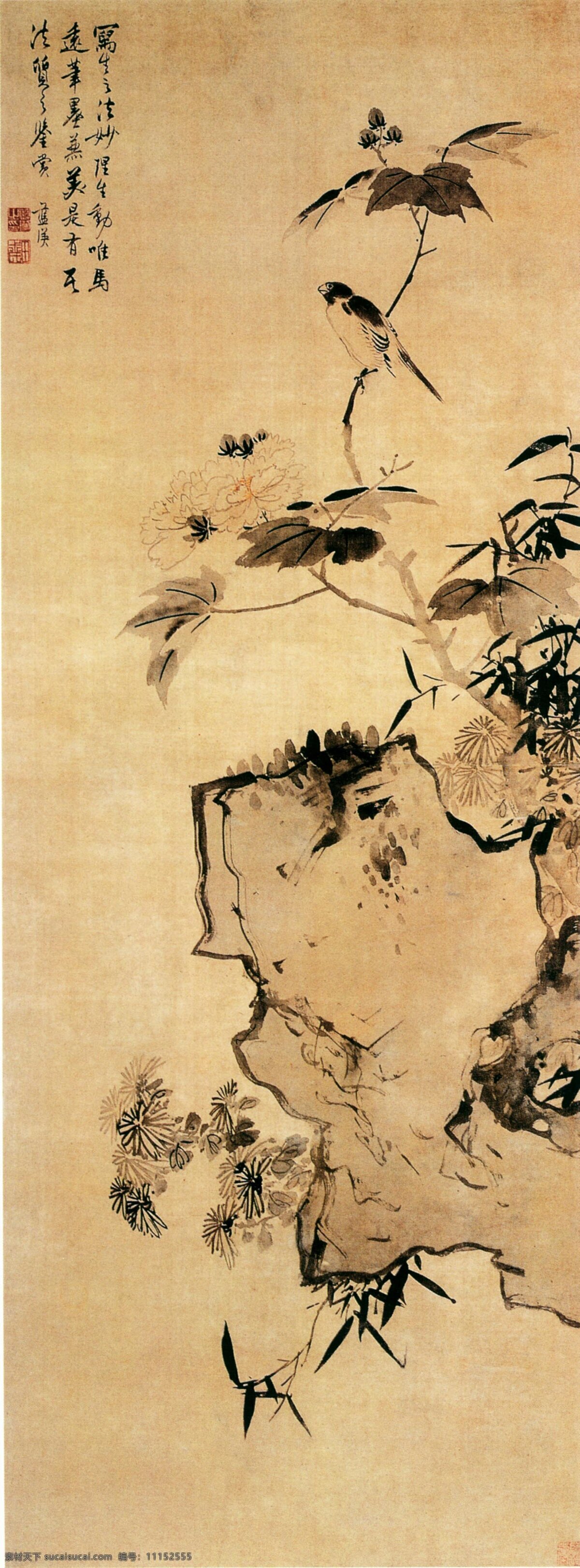 中国 花鸟 艺术 古典 古画 国画 绘画 水墨 中国画 中国花鸟艺术 中华传世国画 中国画艺术 文化艺术