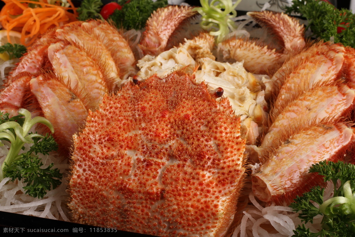 帝王蟹 海鲜 面包蟹 肉蟹 长脚蟹 餐饮美食 传统美食