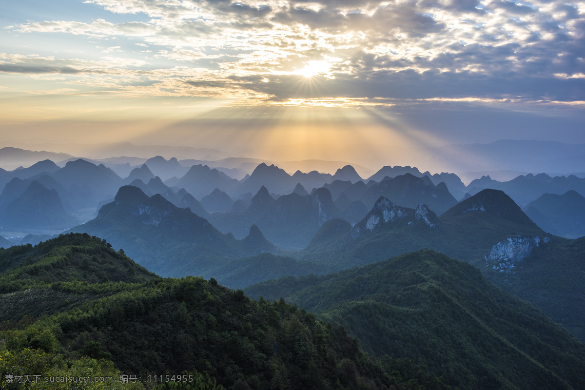 广西 桂林 尧山 风景