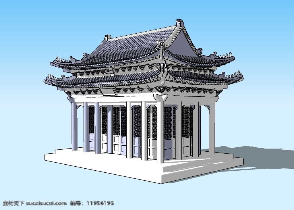 古建3d模型 仿古 大殿 房屋 门窗 牌匾 砖瓦 台阶 木作 木工 木柱 飞檐 斗拱 古色古香 三维 立体 poss 造型 经典 古典 装饰 民族风 中国元素 精模 skp 精品 3d 模型 3d设计 其他模型