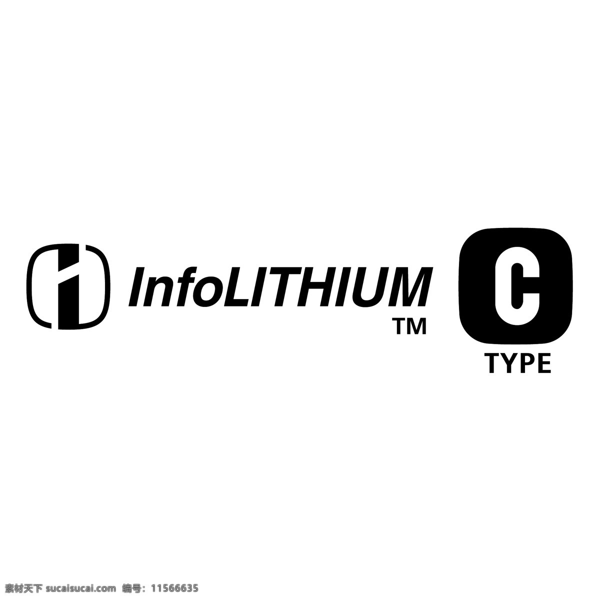 自由 infolithium c标志 标识 c 白色