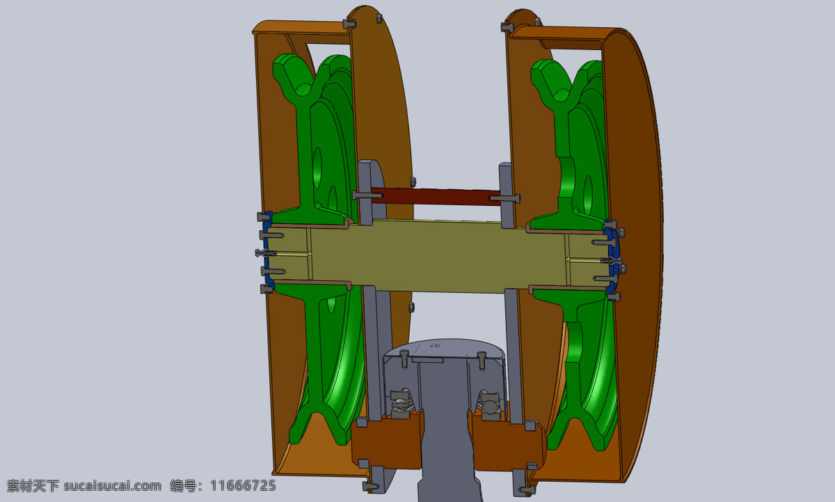 起重机 吊钩 滑轮组 机械设计 3d模型素材 电器模型