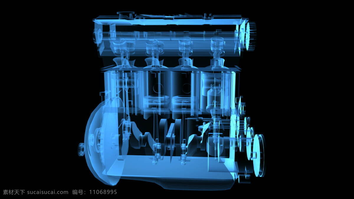 视频免费下载 透明 发动机 运动 背景