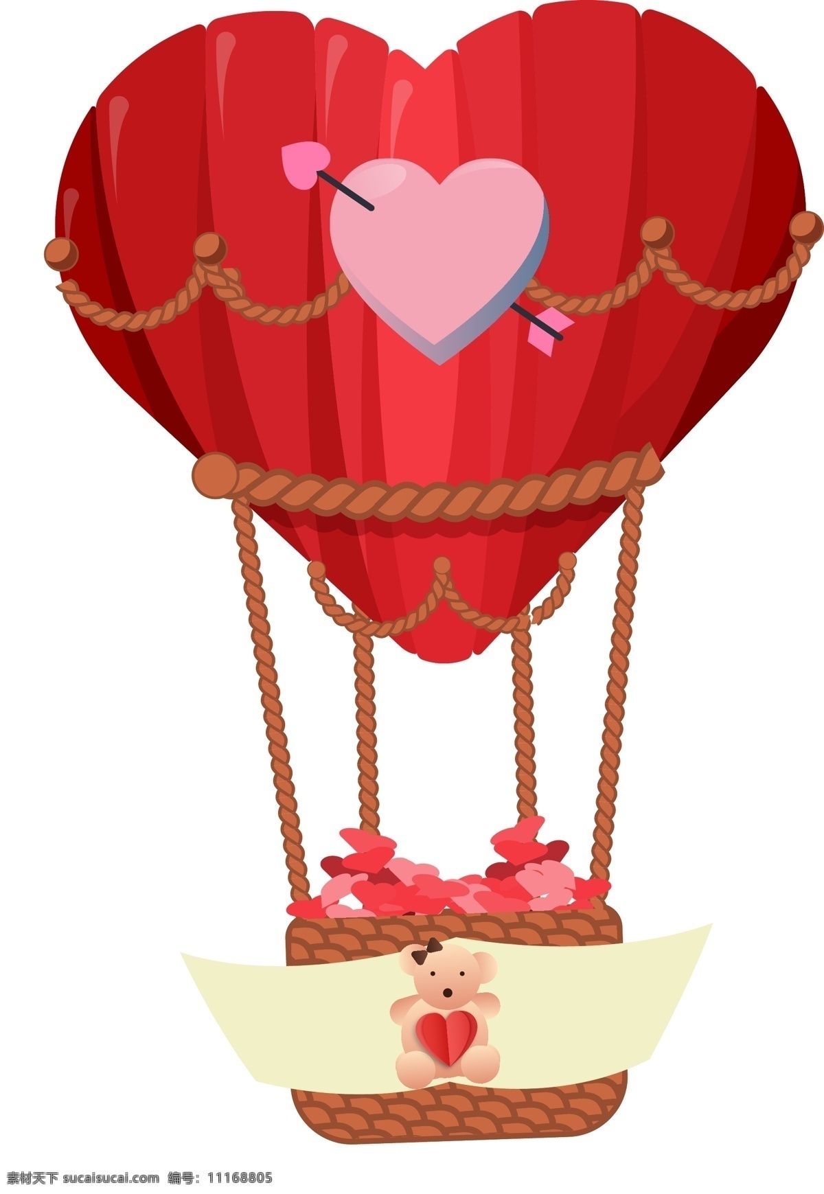 爱心 气球 装饰 背景 图案 元素 标签
