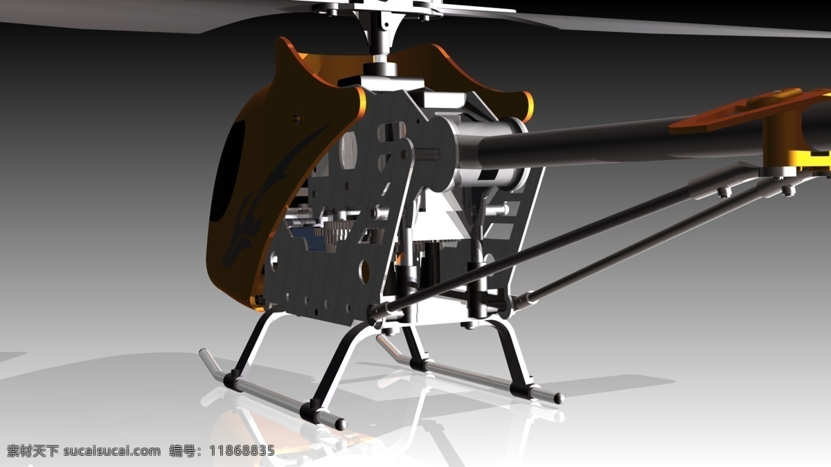 司马 直升机 钢筋混凝土 3d模型素材 建筑模型
