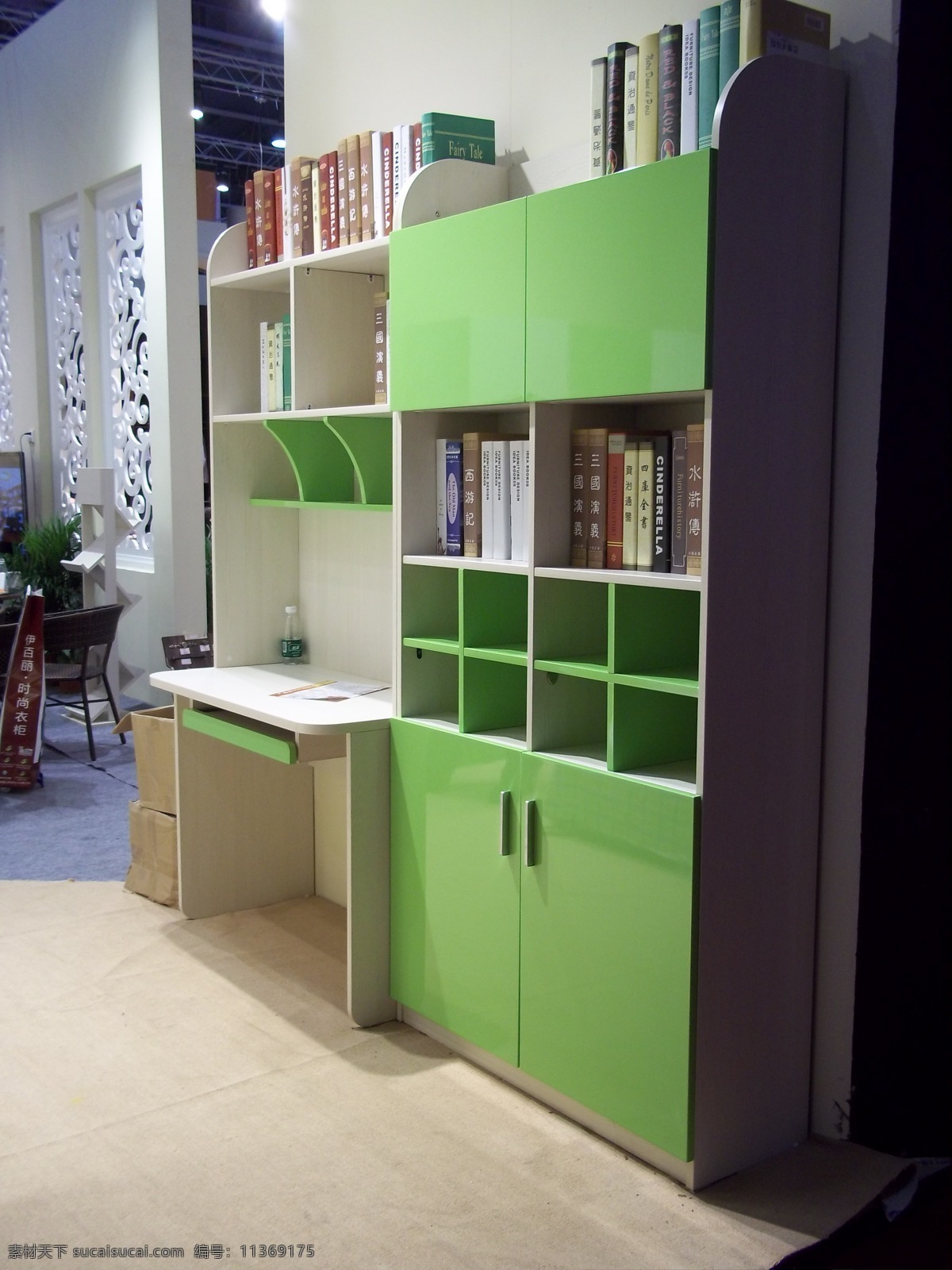 书柜 简约书柜 儿童家具 绿色家具 板式家具 定制书柜 橱柜 室内摄影 建筑园林