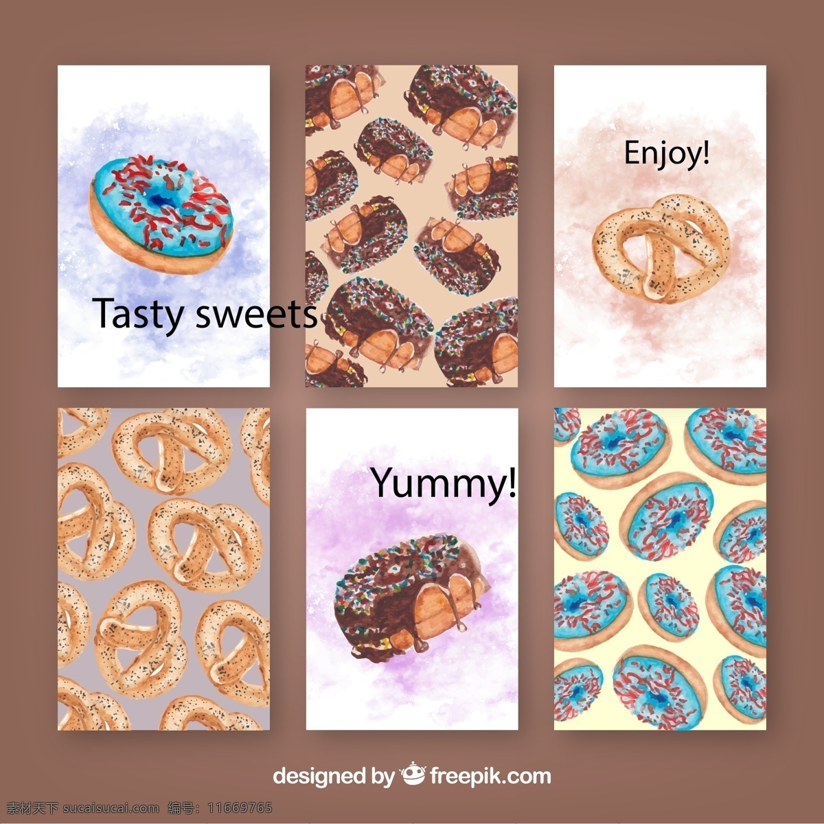 甜品 诱人 美食 设计素材 美味 享受 矢量素材 平面素材 甜甜圈 曲奇饼 巧克力味
