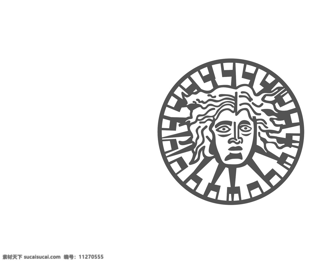 versace 瓦萨琪范思哲 瓦萨琪 范思哲 watchjady logo 奢侈品 人头像 标志图标 企业 标志