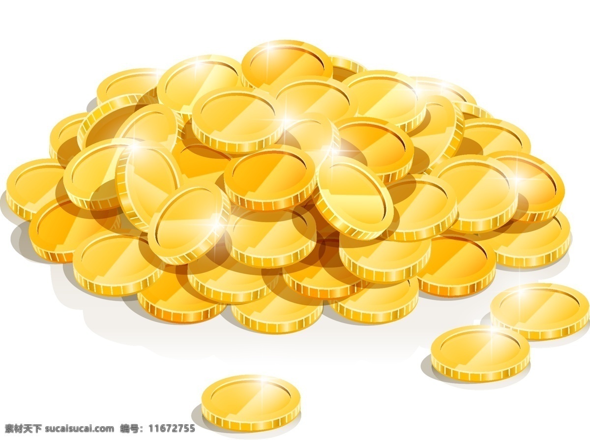 金币矢量素材 金币矢量 金币素材 金币 金钱币 共享设计矢量 生活百科