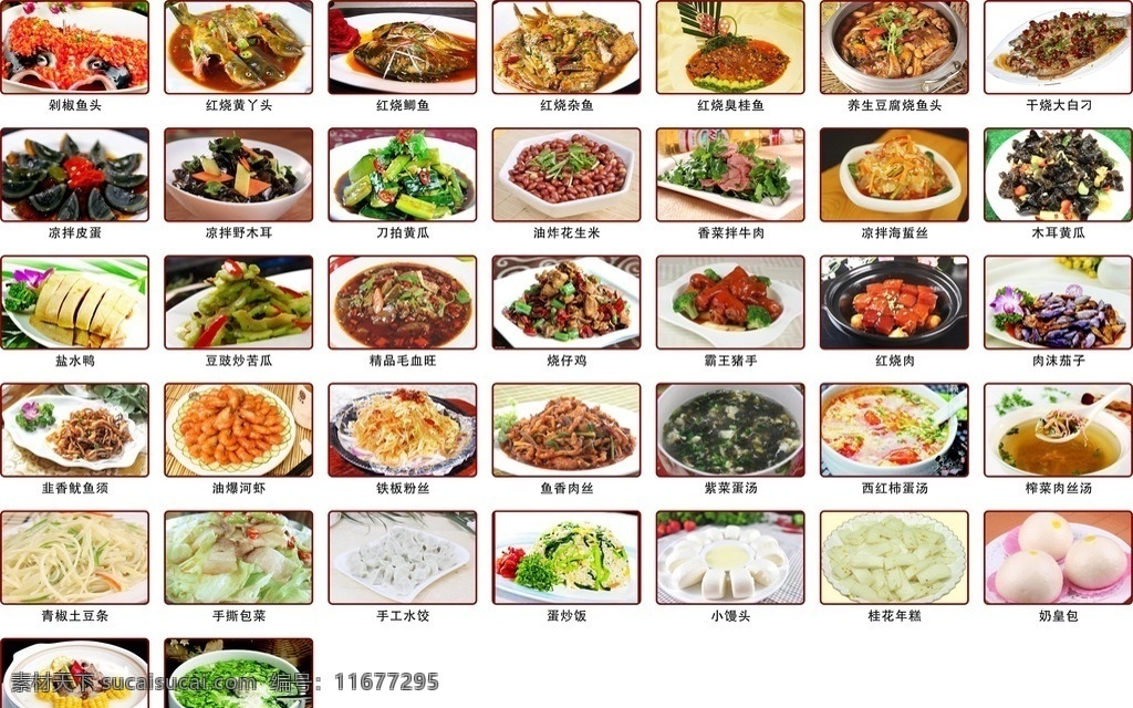 菜图 菜品 文字 排列 各种菜品 菜单菜品 菜单菜谱