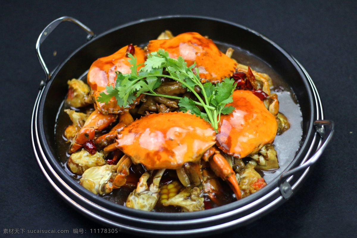 肉蟹煲 肉蟹 海鲜 蟹 螃蟹 香辣青蟹 菜品图 餐饮美食 传统美食
