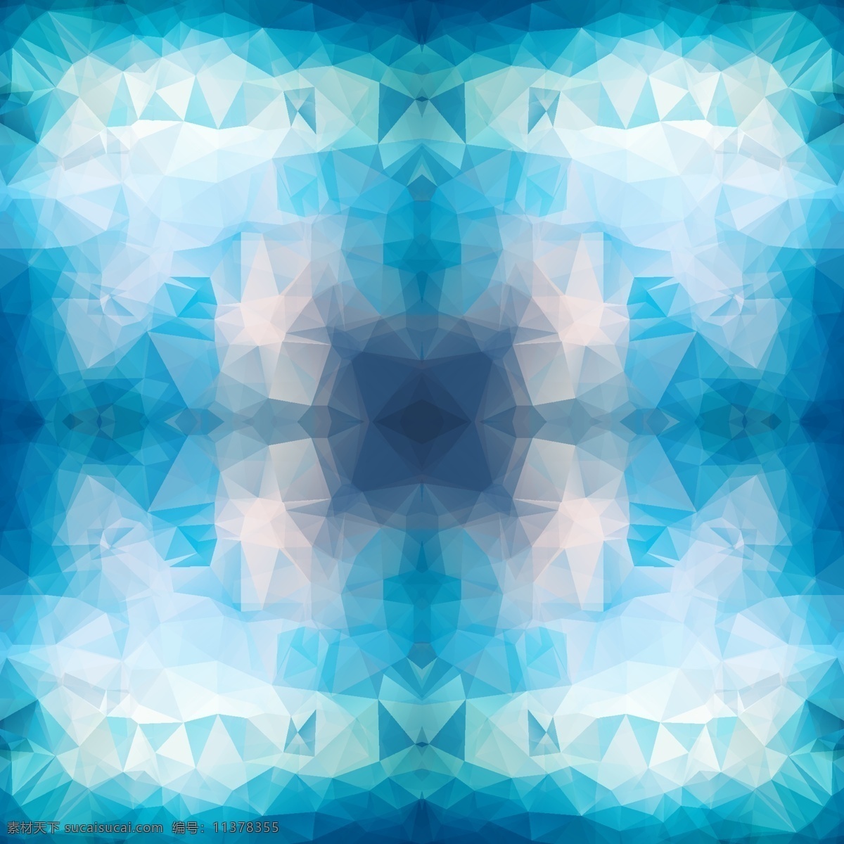 抽象 蓝色 图案 背景 矢量 晶体 银光 矢量素材 青色 天蓝色
