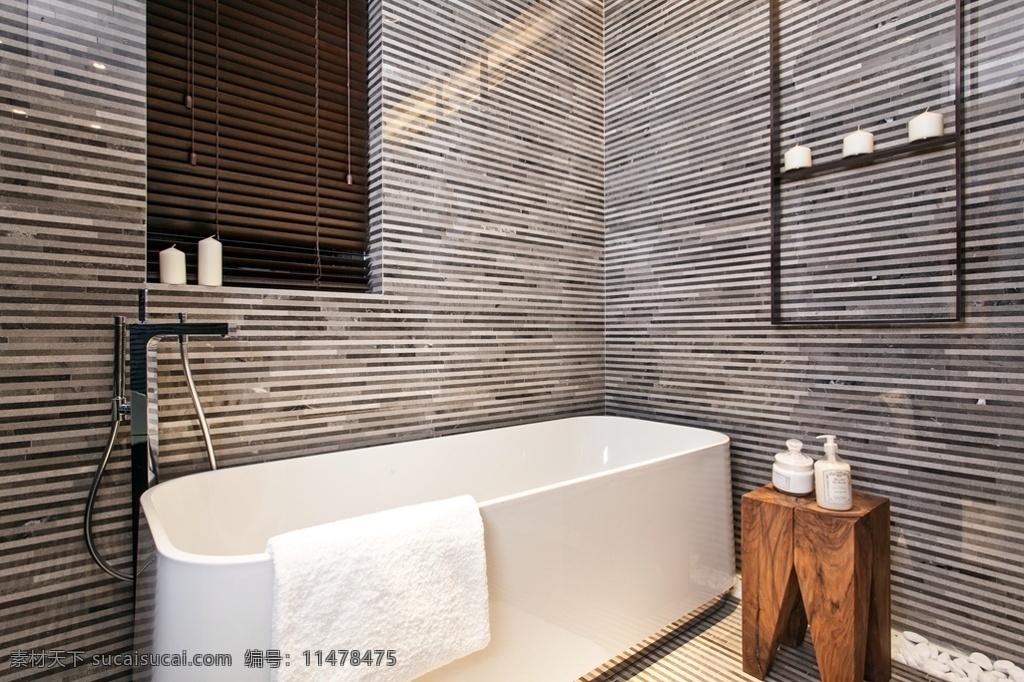 现代 个性化 卫生间 大理石 背景 墙 室内装修 图 客厅装修 瓷砖背景墙 白色浴缸 浅色地板