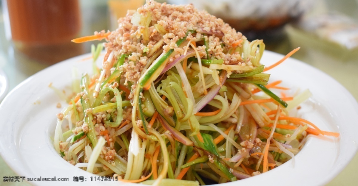 粤式 港式 早点 老虎菜 青菜 餐饮美食 传统美食