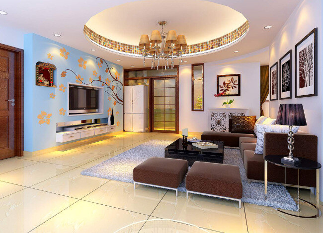 温馨 客厅 模型 温馨客厅 模型免费 3d模 型 沙发茶几 室内设计 max 灰色