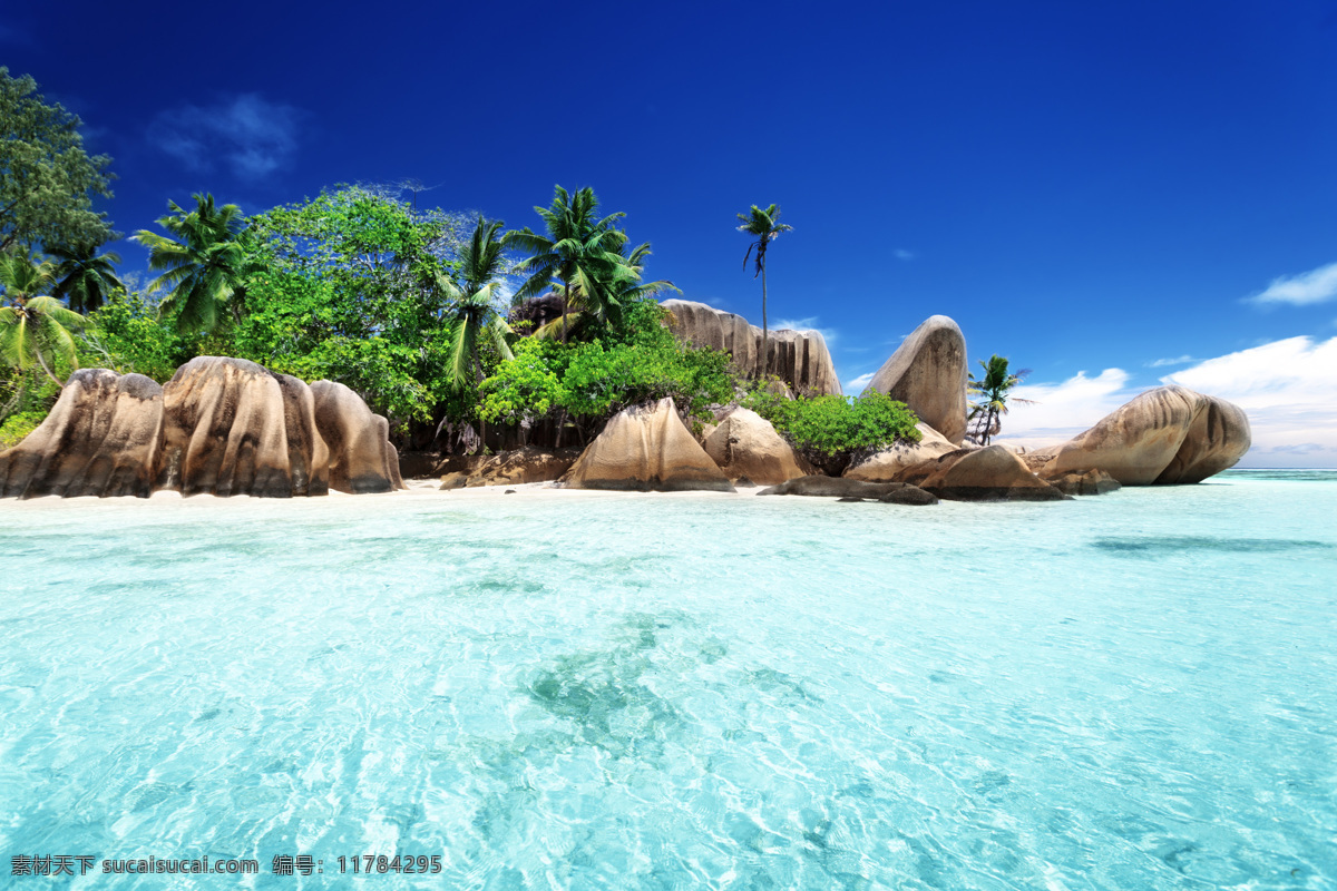 海边图 蓝天 大海 植物 礁石 自然风景 自然景观 蓝色