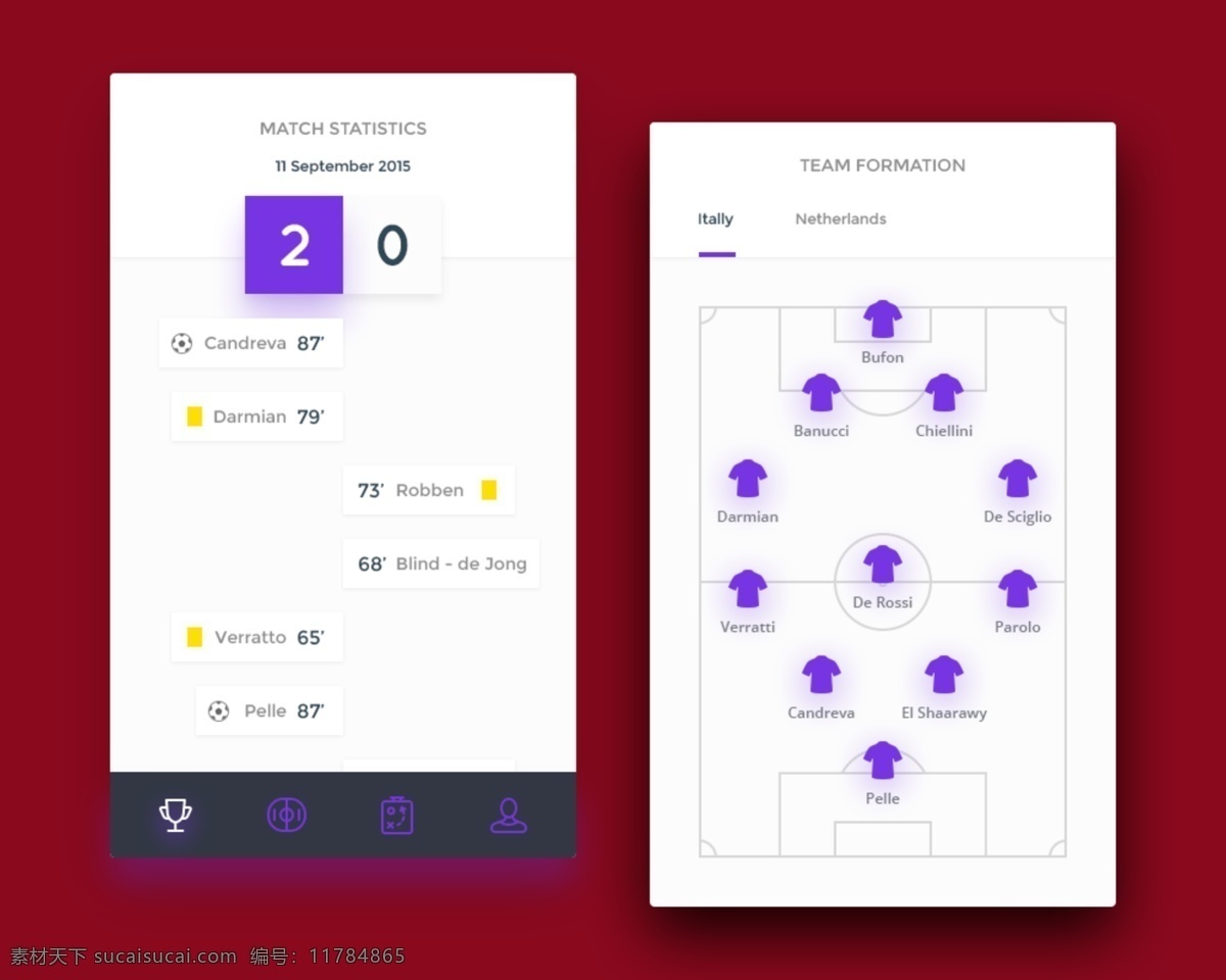 足球 app 软件 界面 网页 ui 足球app 网页设计素材 图标 网页设计 psd分层