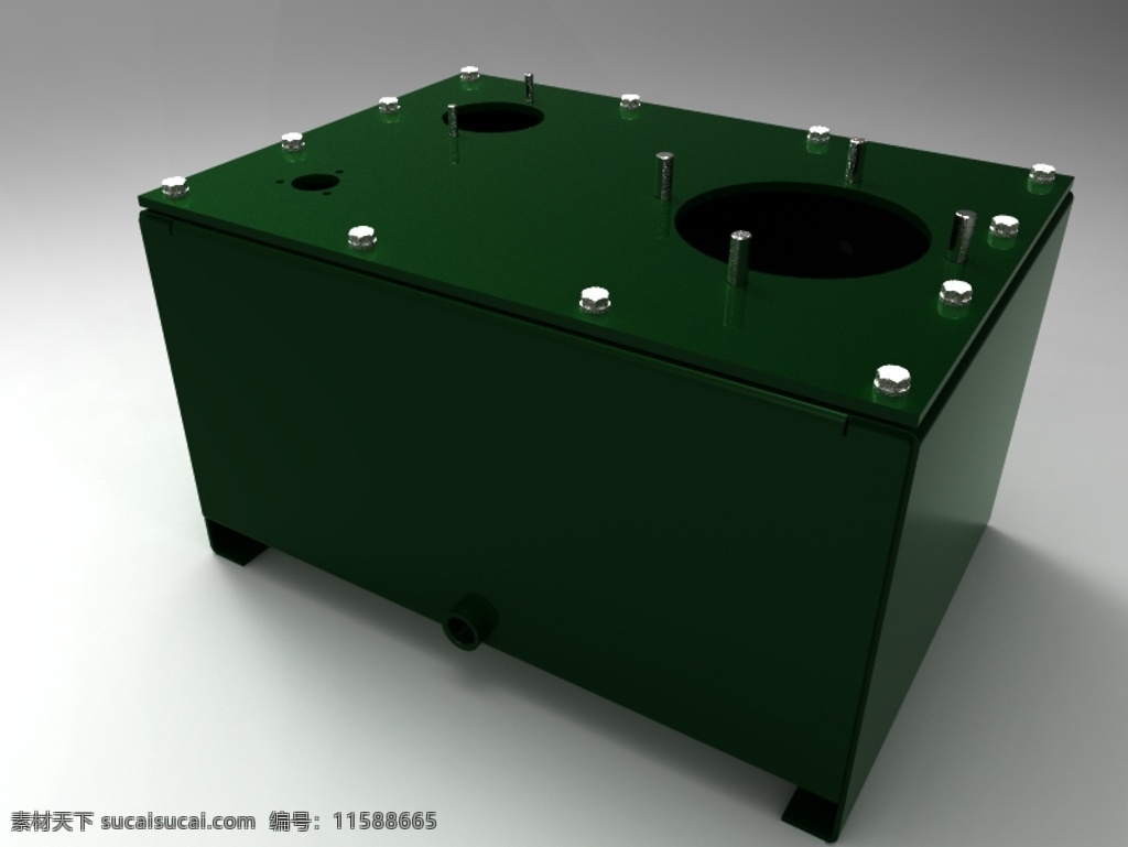 ltr 液压 油箱 30免费下载 工业设计 组件 3d模型素材 电器模型