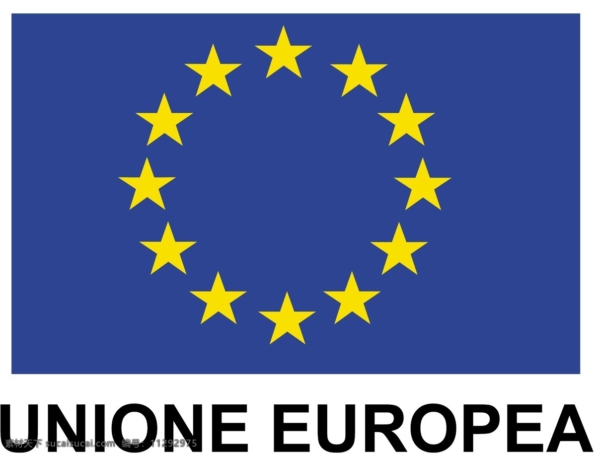 欧洲联盟 标志 标识为免费 psd源文件 logo设计