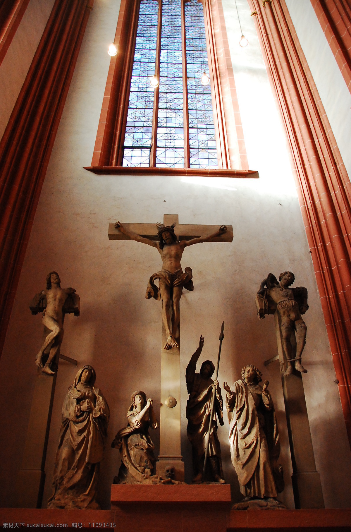 欧洲 德国 法兰克福 教堂 耶稣 十字架 旅游摄影 国外旅游