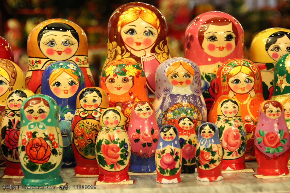 俄罗斯套娃 玩具 俄罗斯玩具 玩偶 生活百科 生活素材