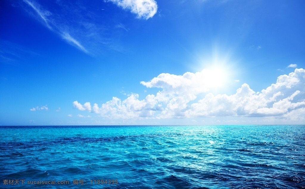 海上风景 大海 海上 海水 海面 夏天 蓝天 白云 阳光 波浪 水波 水纹 蓝色大海 蓝天海洋 夏日风情 热带风情 热带风景 自然景观 自然风景 摄影图库