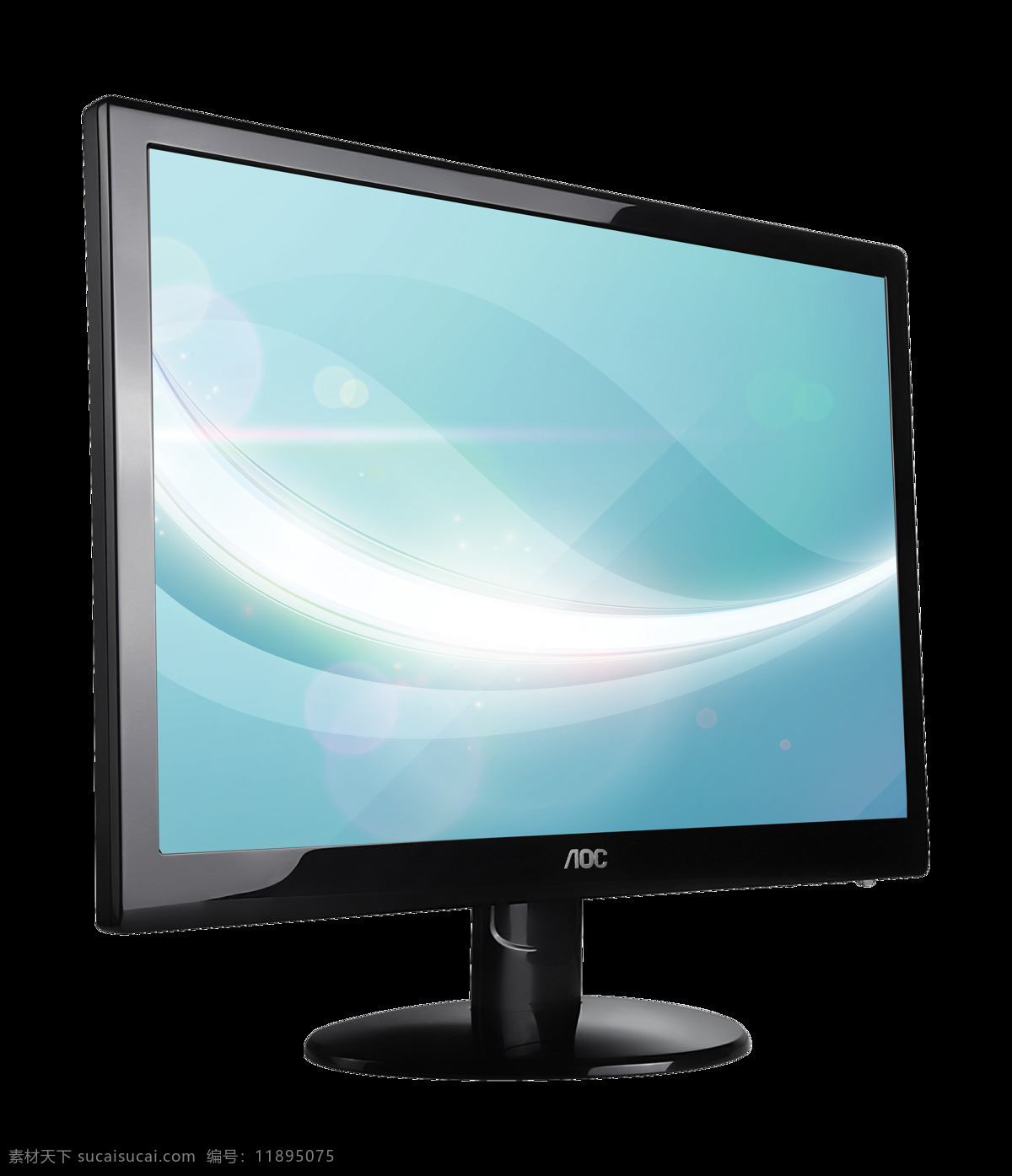 台式电脑 屏幕 元素 png元素 办公 电脑 科技 免抠元素 透明元素