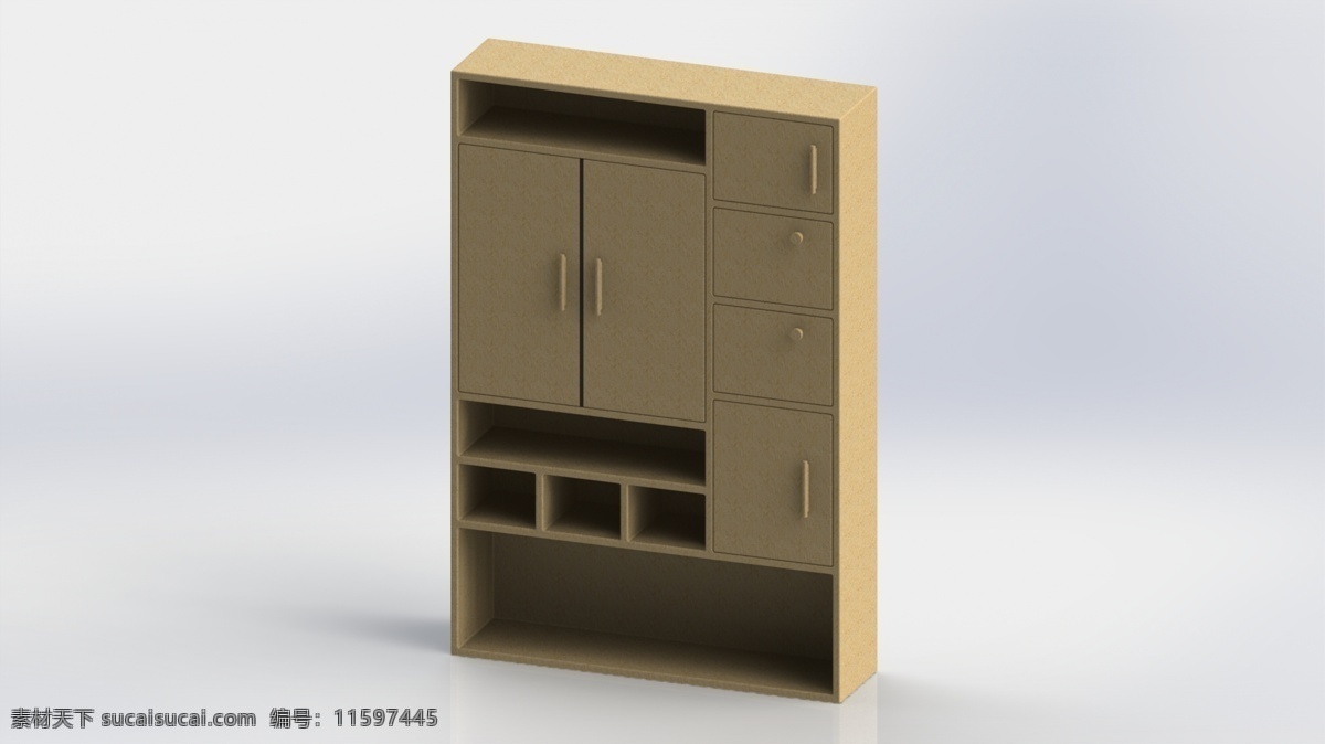 要求 吊柜 房间 生活 iges dwg 柜 autocad solidworks 墙上的一步 3d模型素材 其他3d模型