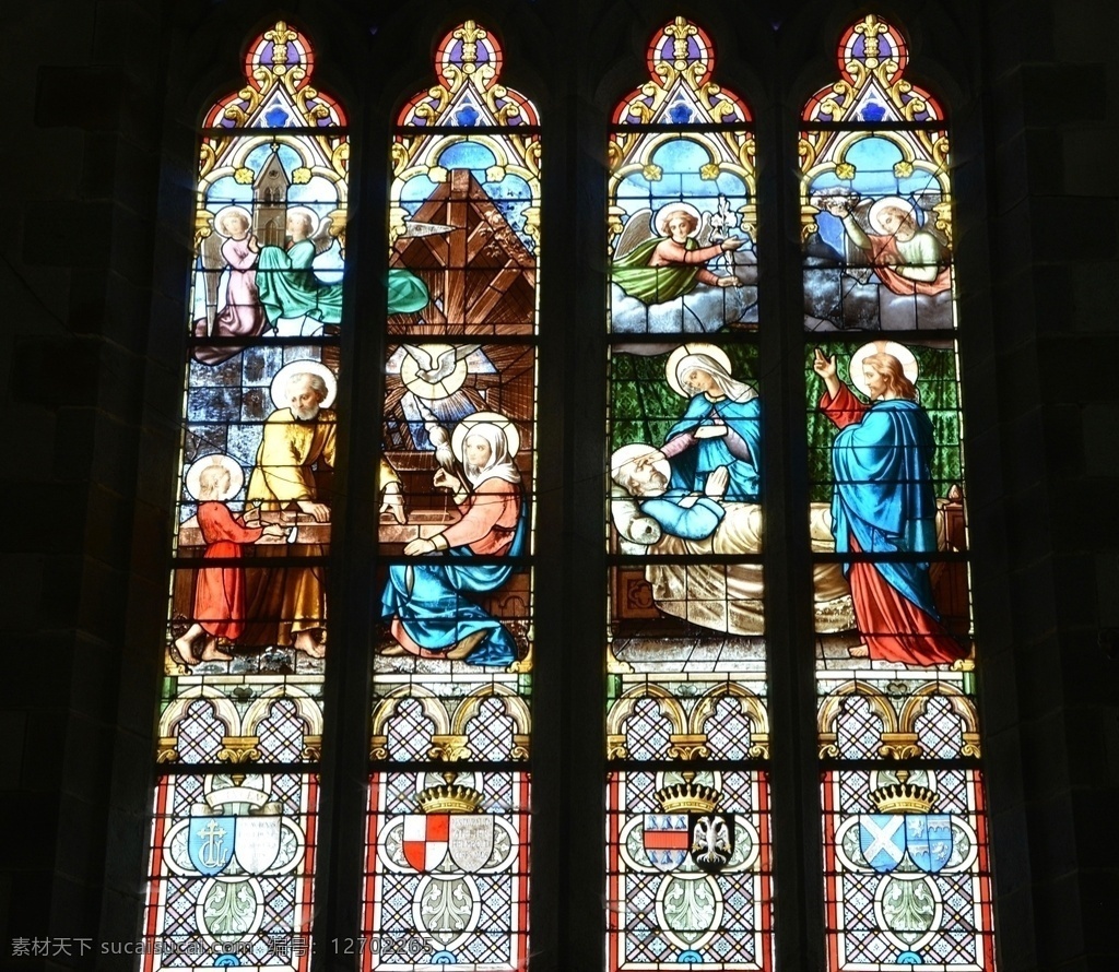 彩绘玻璃窗 哥特式 教堂彩绘窗 彩绘 彩窗 玻璃 amp 巴洛克 古堡