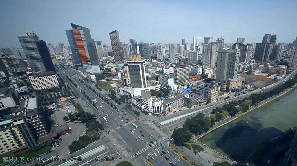 高清 城市 宣传 高楼大厦 车水马龙 人流 马路 工业制造 上海 广州 大气 现代 mov 灰色