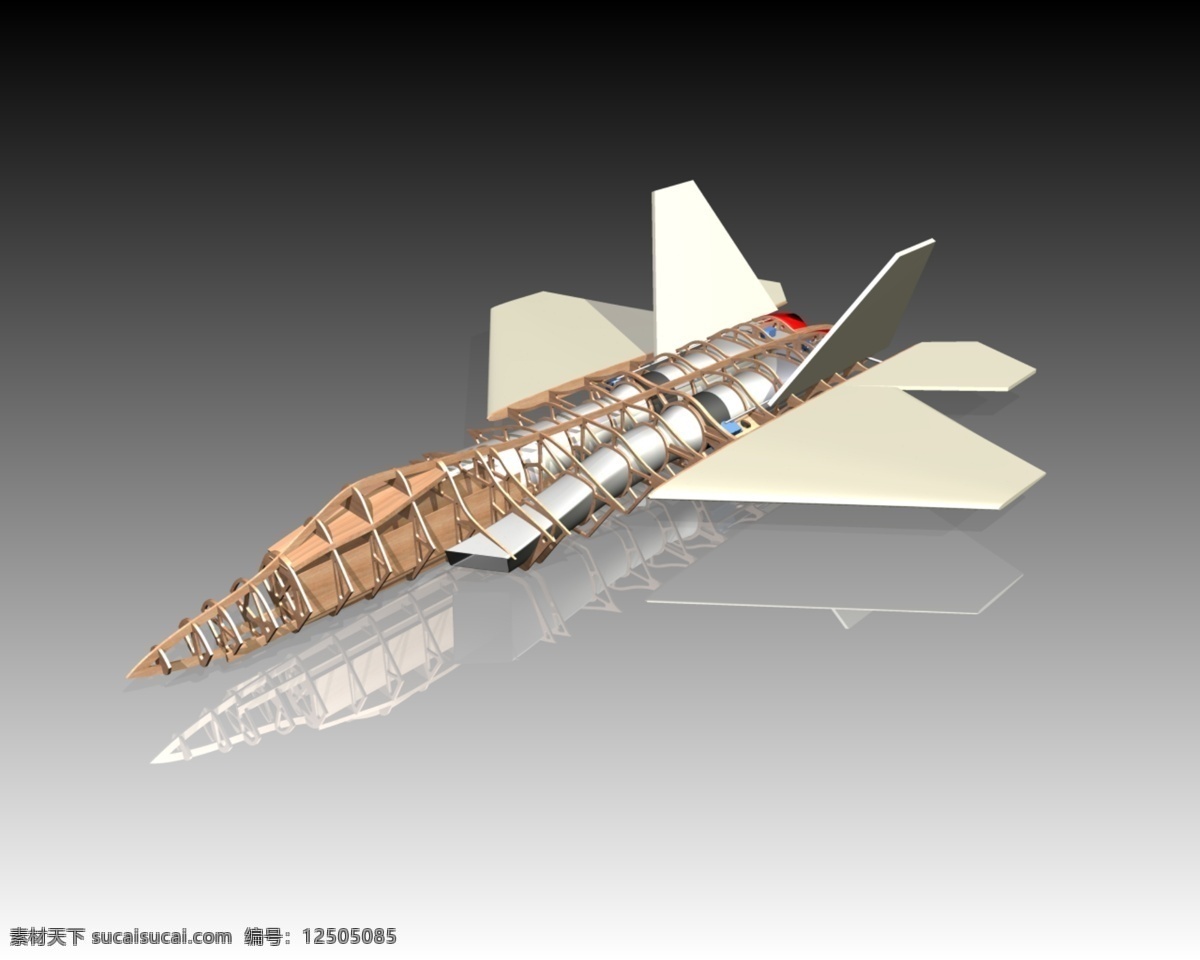 rcf 猛禽 飞机 模型 钢筋混凝土 f22猛禽 3d模型素材 建筑模型