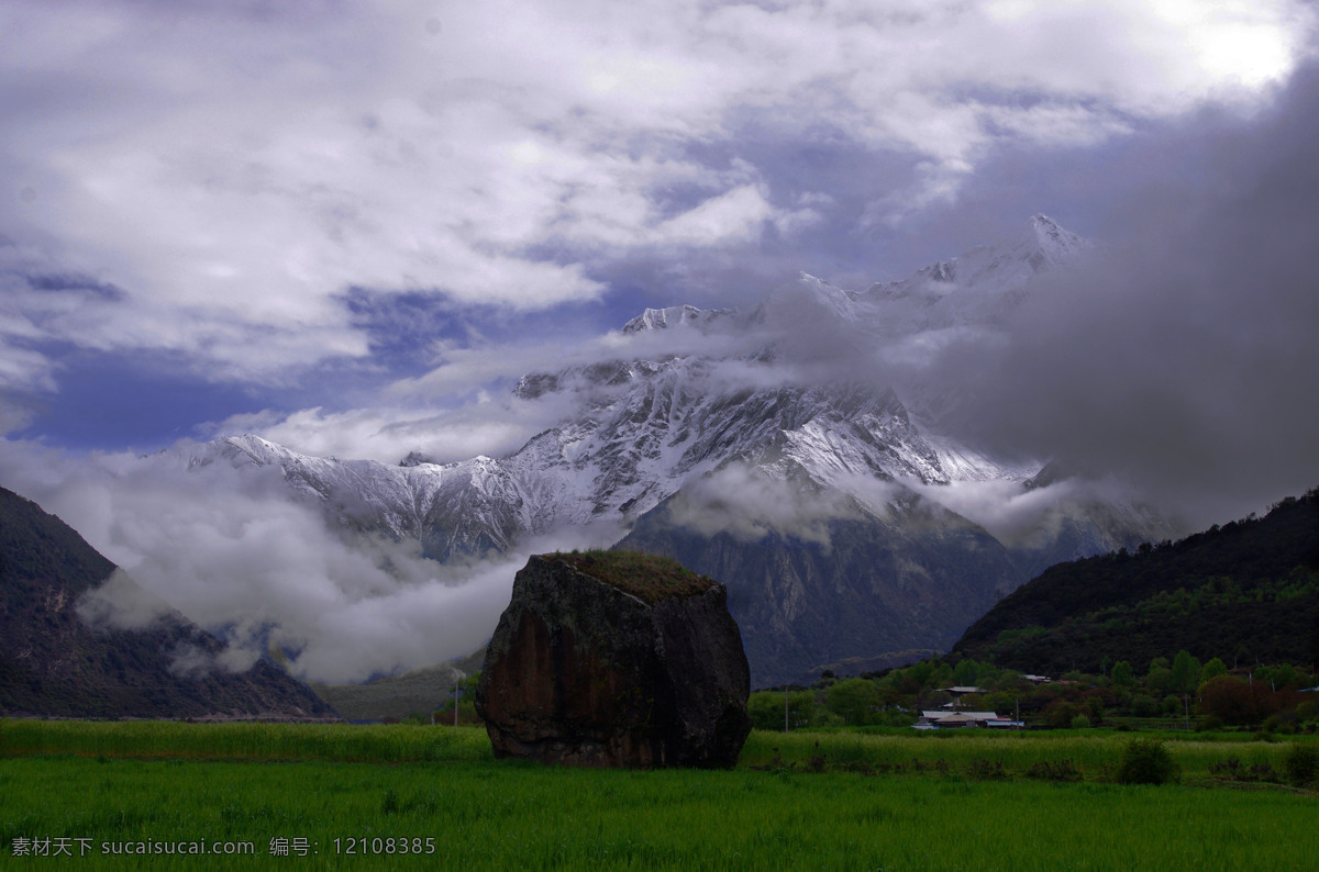 西藏 雅鲁藏布 大峡谷 风景