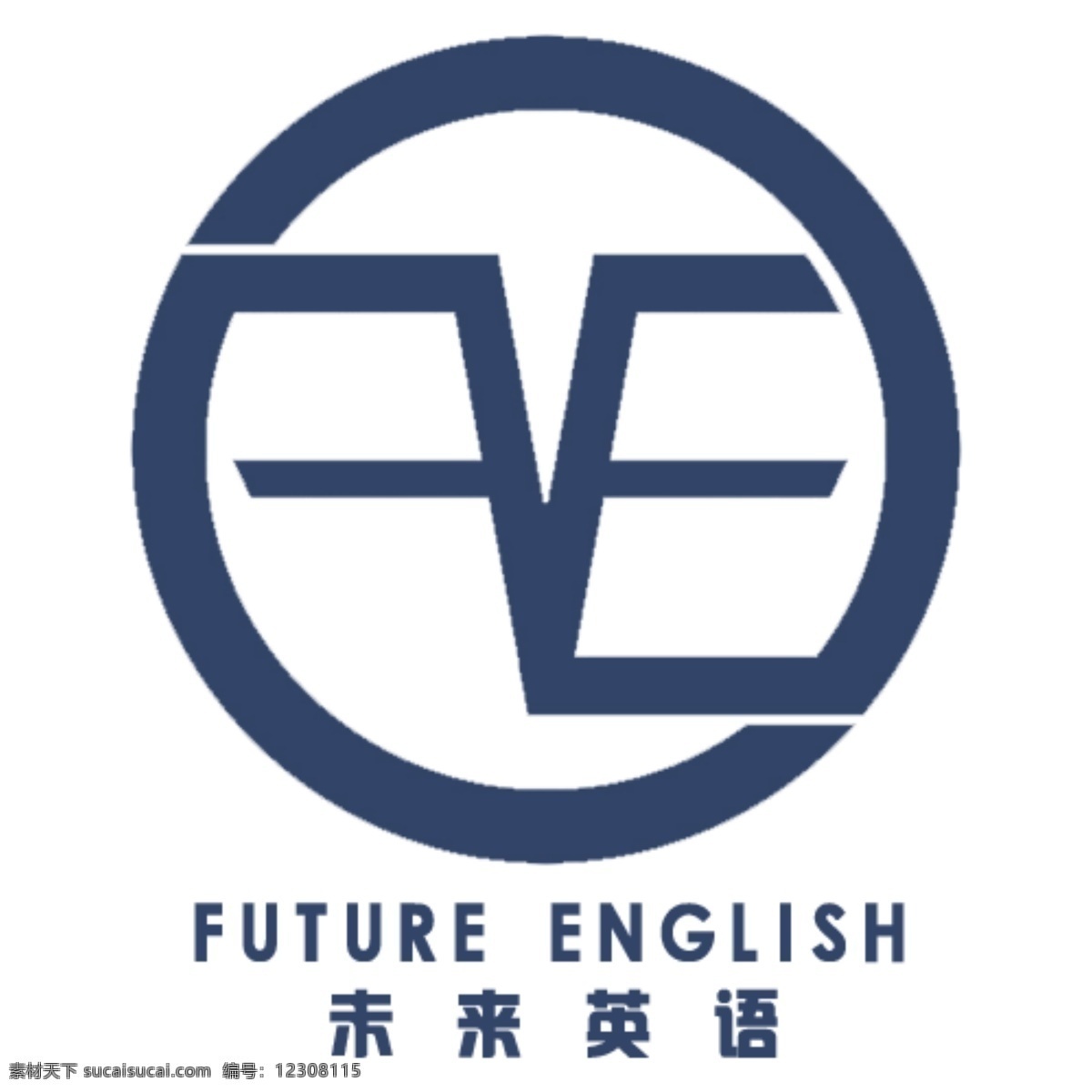 未来 英语 felogo logo 简约 未来英语 fe字母 原创设计 其他原创设计