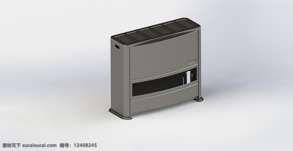 燃气 热水器 气 加热器 3d模型素材 建筑模型