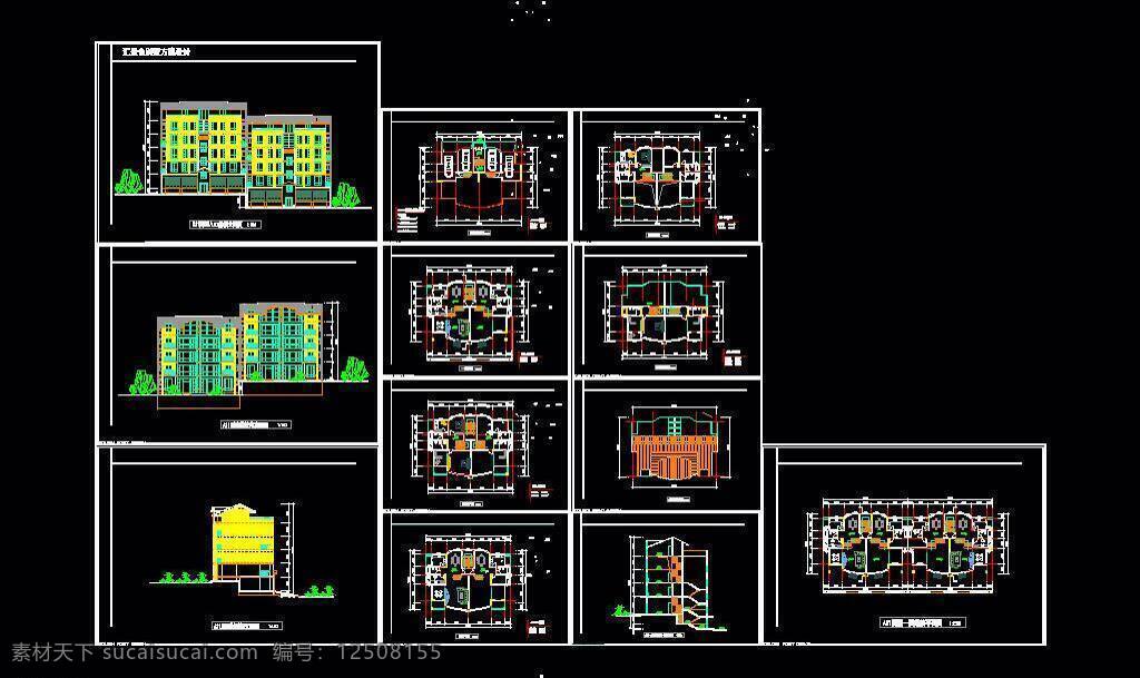 cad 别墅 度假 公馆 豪宅 环境设计 建筑设计 立面图 平面图 剖面图 汇景台别墅 dwg 图纸 装修 装饰 施工图 私宅 别业 居所 庄园 休闲 洋房 住宅 大全 源文件 cad素材 室内图纸