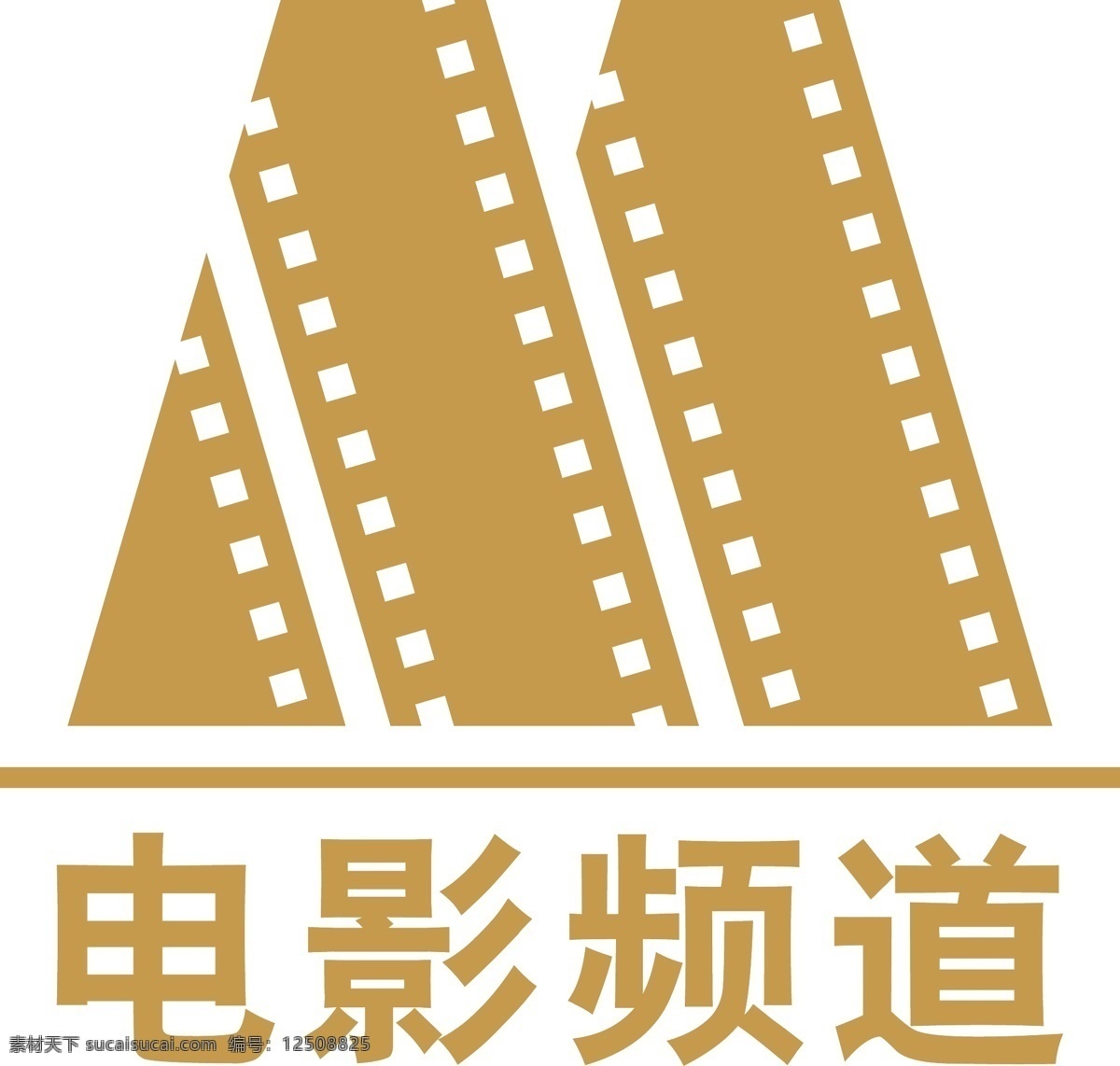 电影频道 logo 企业 标志 标识标志图标 矢量