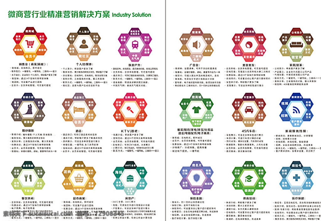 微 商 营 信 功能表 微信 微信功能表 微商城 微推广 微酒店 画册设计 白色