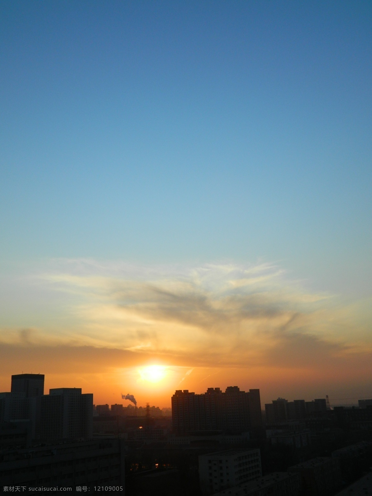 落日 剪影 晚霞 自然风景 自然景观 psd源文件