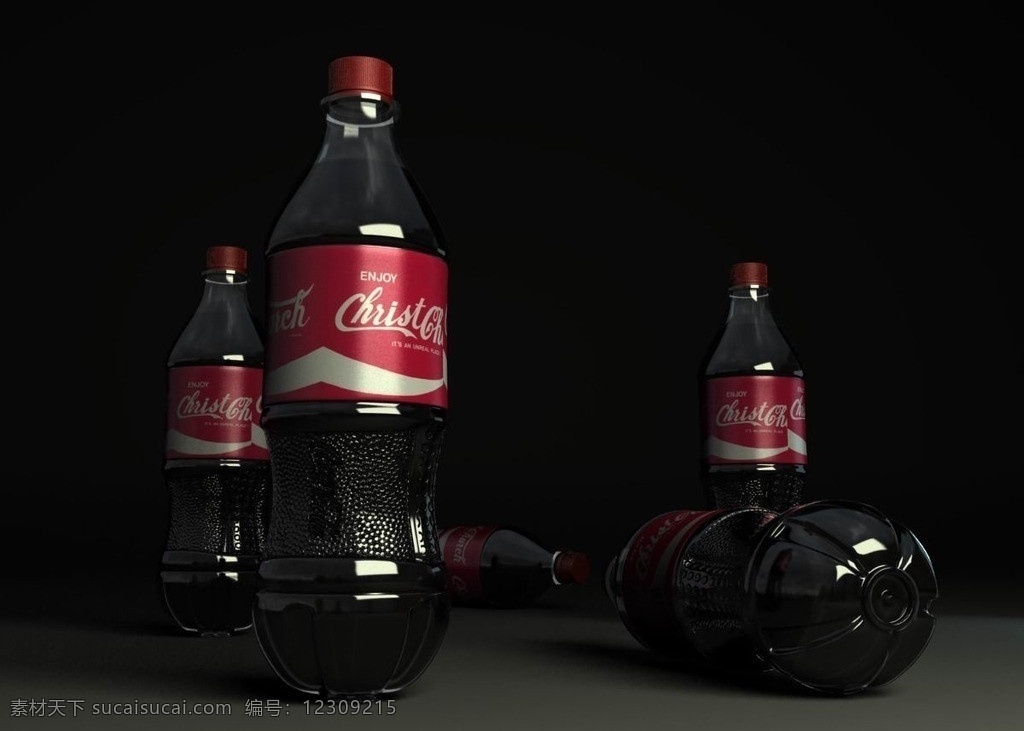 可乐 可口可乐 coca cola 中模 四边面 材质 贴图 三维 3d 其他模型 3d设计模型 源文件 max 3d设计 展示模型