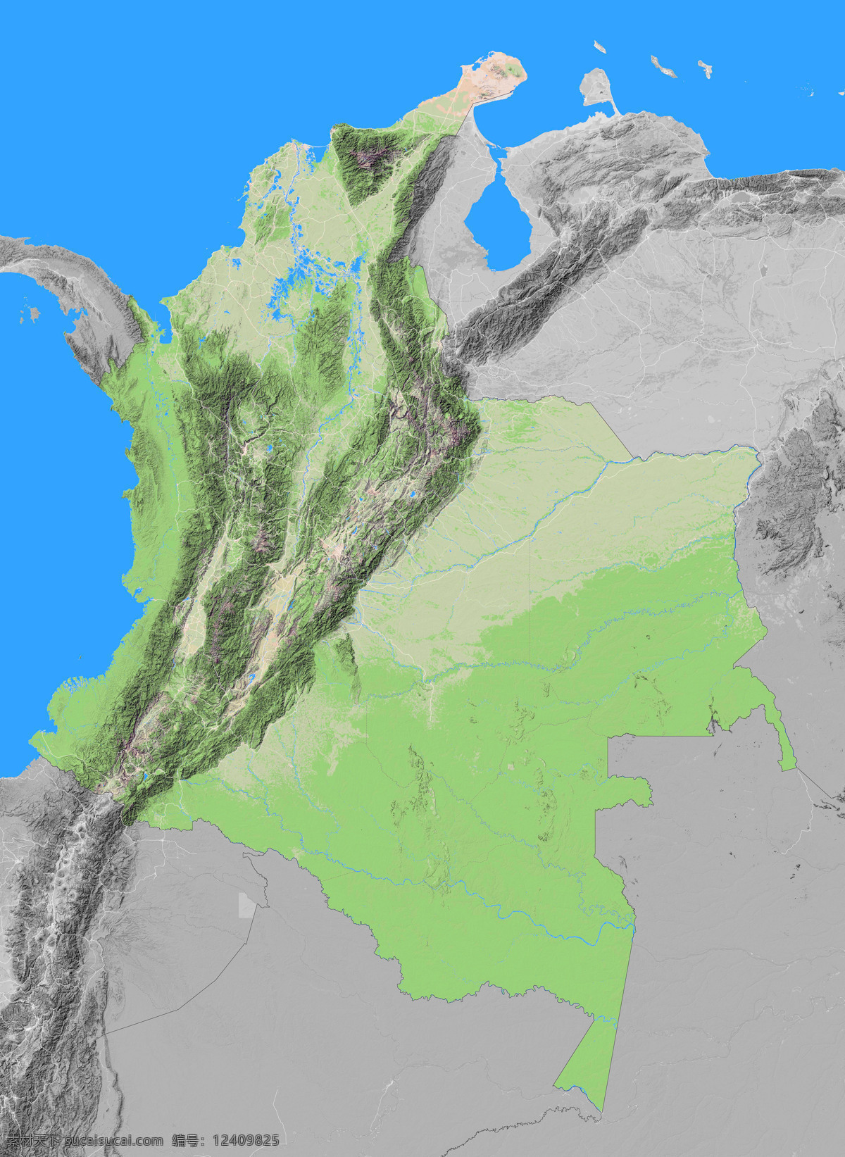 哥伦比亚 地形图 亚洲 欧洲 非洲 美洲 澳洲 南极洲 上帝之眼 卫星图 俯视图 nasa 地中海 海洋 山地 西西里岛 撒丁岛 阿尔卑斯山 南欧 东欧 地球 自然景观 自然风景