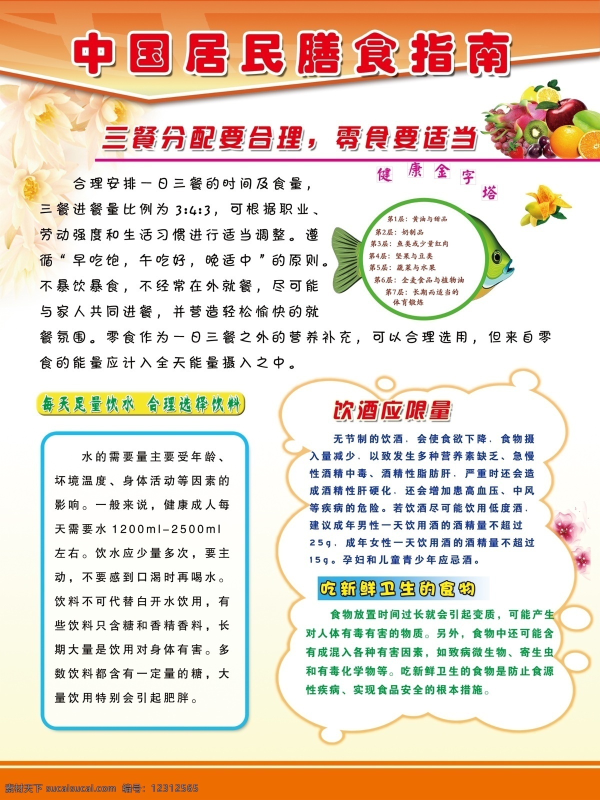 中国 居民 膳食 指南 膳食指南 饮食健康 饮食文化 白色