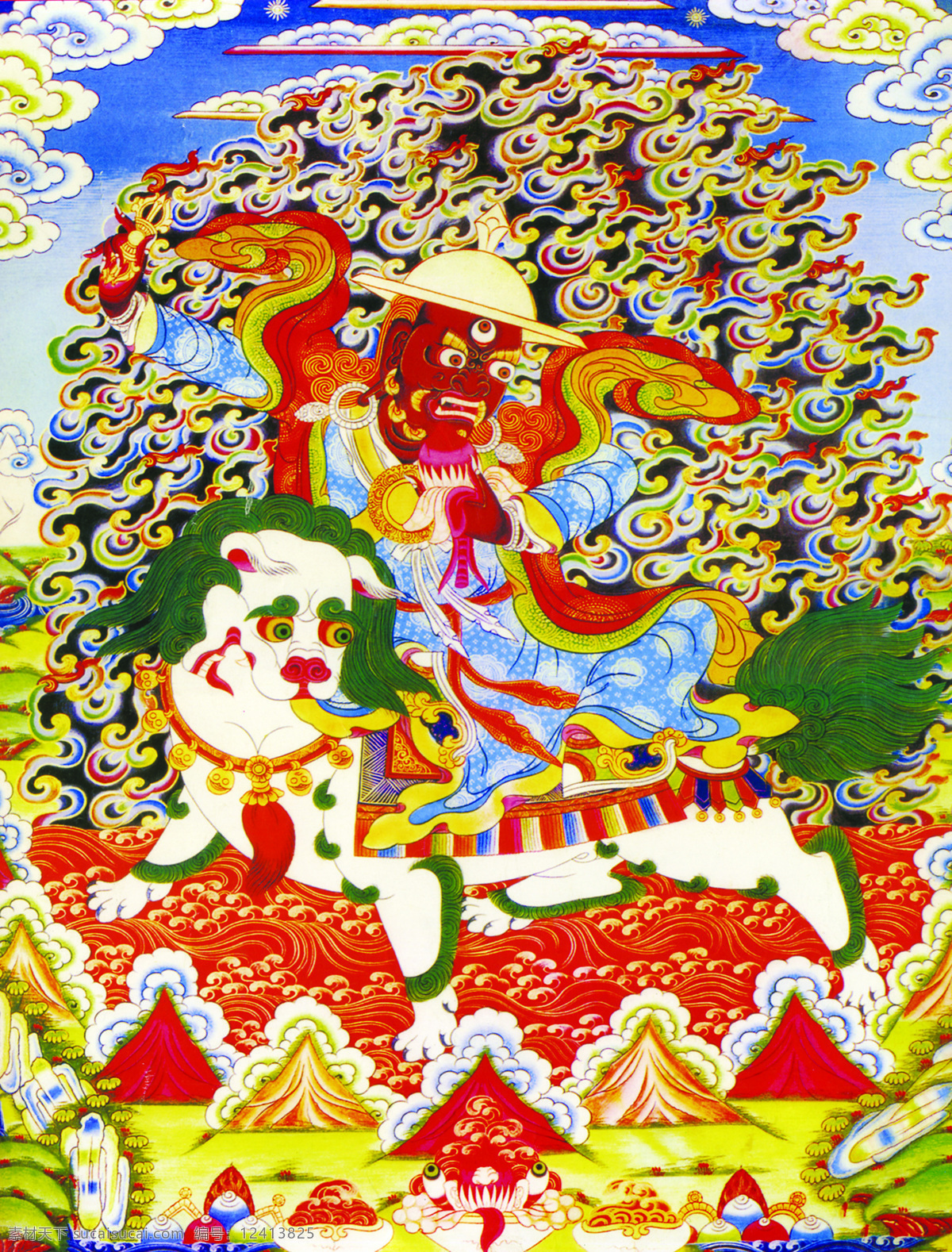 唐卡 佛教 藏传佛教 佛 宗教 宗教信仰 菩萨 西藏 民族 工艺 花纹 绘画 艺术 绘画书法 文化艺术