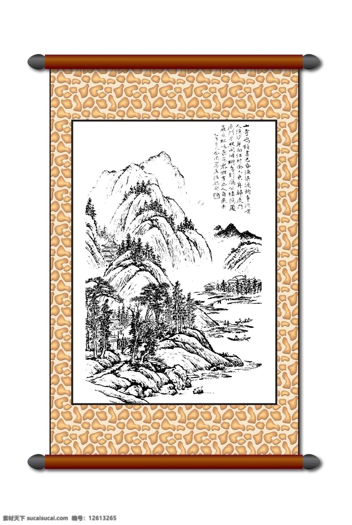 古建筑 白描 版画风景 传统画 风景画 工笔 古画 挂画 绘画书法 卷轴画 美术 白描风景 山水画 线描 黑白稿 中国风 艺术画 文化艺术 家居装饰素材 山水风景画