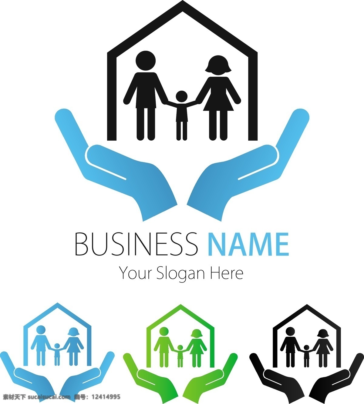 创意 图标 创意图标 三口之家 商务图标 商业图标 图标设计 一家人 抽象人物图标 网页 公司 企业 矢量图