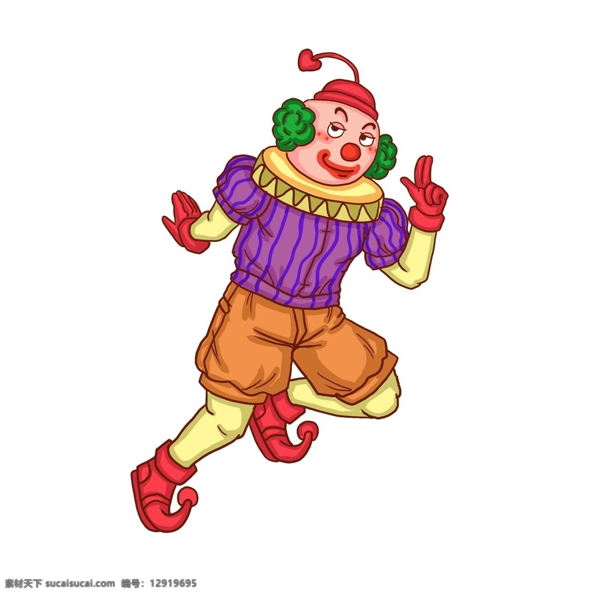 小丑 愚人节 手枪 卡通 人物 愚人节道具 男小丑 卡通人物 快乐小丑 黄色 红色 绿色 愚人节快乐