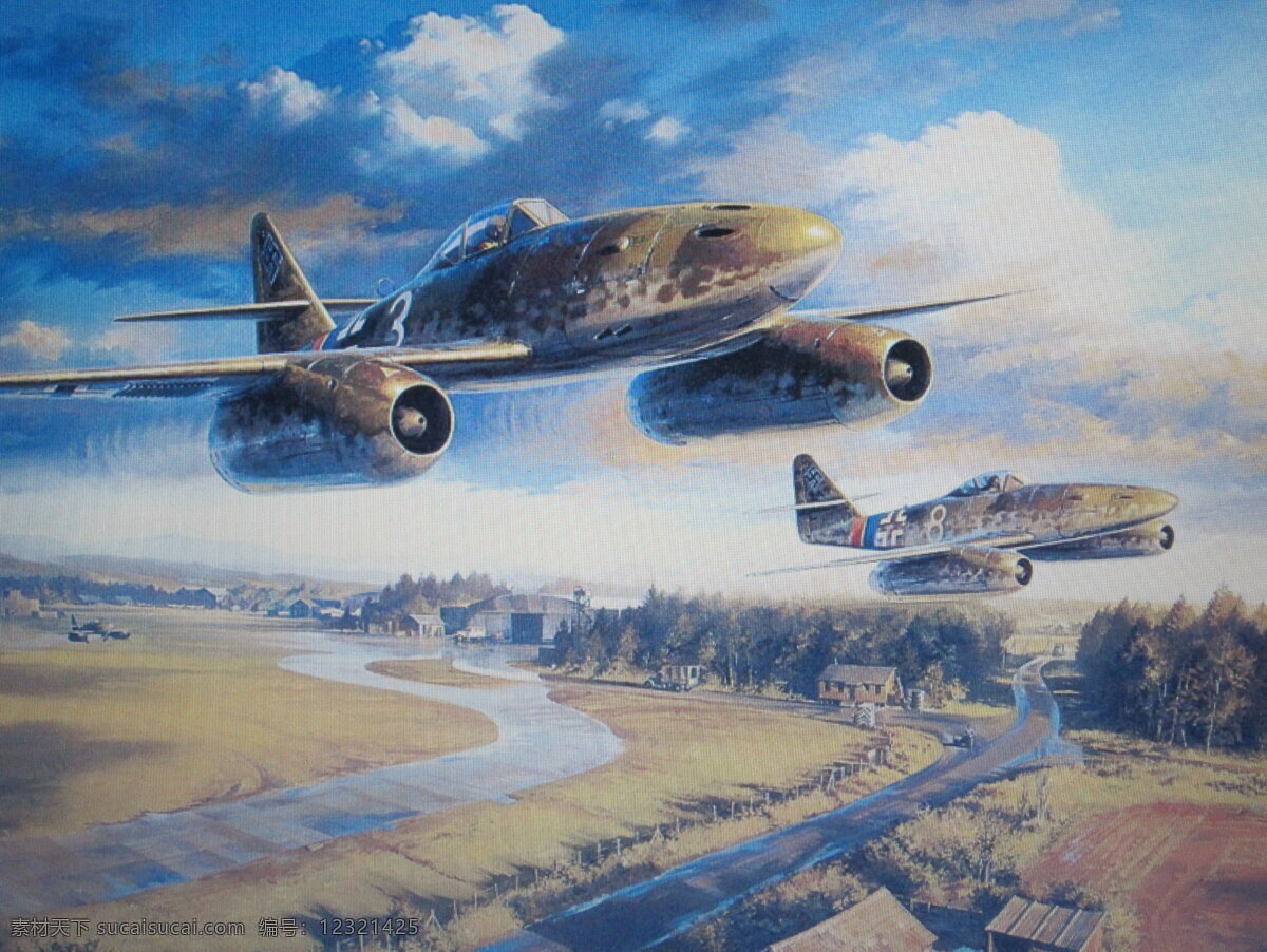 二战 空战 画册 系列 飞机 绘画书法 文化艺术 战争